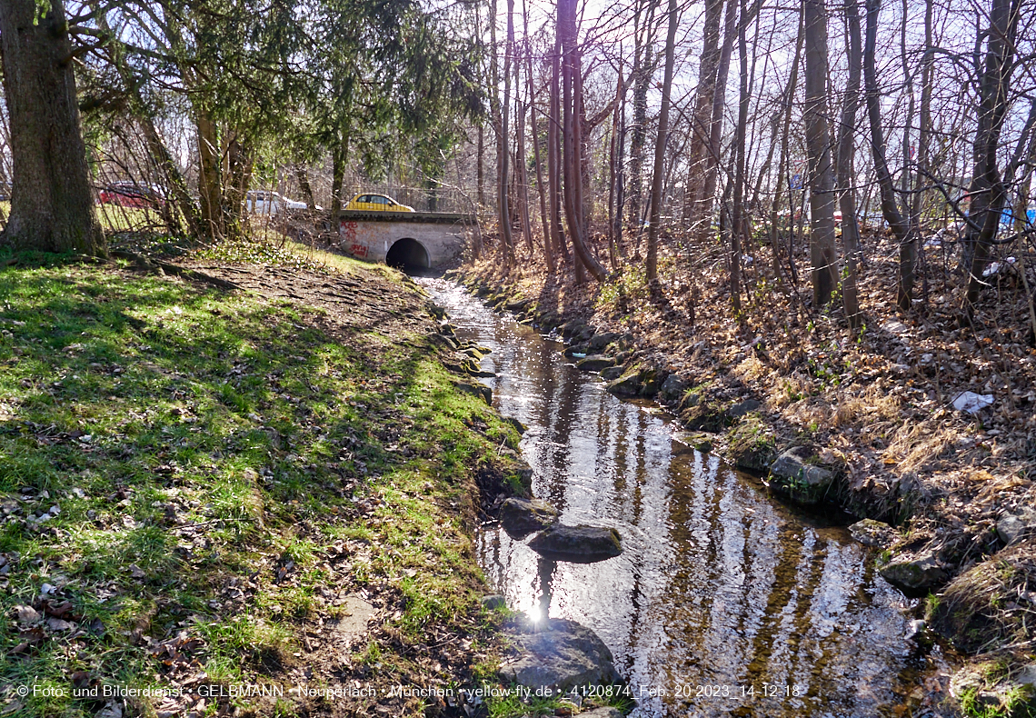 20.20.2023 - der 'verschwundene' Hachinger Bach in Berg am Laim